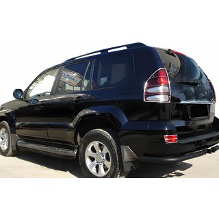 Zadné rohové diely AK003 Black (2 ks, nehrdzavejúca oceľ) Toyota Land Cruiser Prado 120 2002–2009 fotografia 1