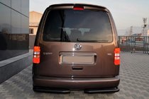 Volkswagen Caddy 2010–2015 Zadné rohové diely AK003 Black (2 ks, nehrdzavejúca oceľ) fotografia 1