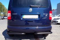 Volkswagen Caddy 2010–2015 Zadné rohové diely AK003 Black (2 ks, nehrdzavejúca oceľ) fotografia 7