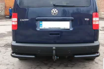 Volkswagen Caddy 2004–2010 Zadné rohové diely AK003 Black (2 ks, nehrdzavejúca oceľ) fotografia 3
