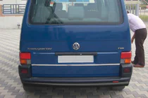 Volkswagen T4 Transporter 1990–2003 Zadný ochranný oblúk AK002 Black (nerez) fotografia 5