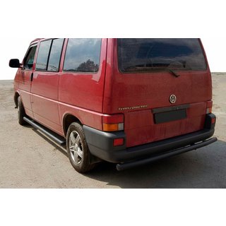 Zadný ochranný oblúk AK002 Black (nerez) Volkswagen T4 Caravelle/Multivan 1990–2003 fotografia 2