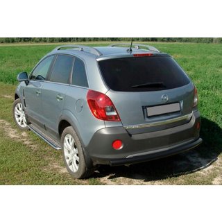 Zadný ochranný oblúk AK002 Black (nerez)