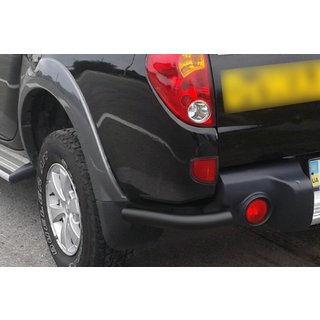 Zadné rohy AK003 Black (2 ks, nerez) Mitsubishi L200 2006–2015 fotografia 2