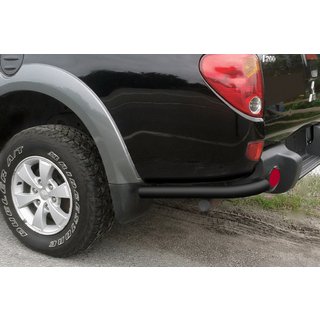 Zadné rohy AK003 Black (2 ks, nerez) Mitsubishi L200 2006–2015 fotografia 3