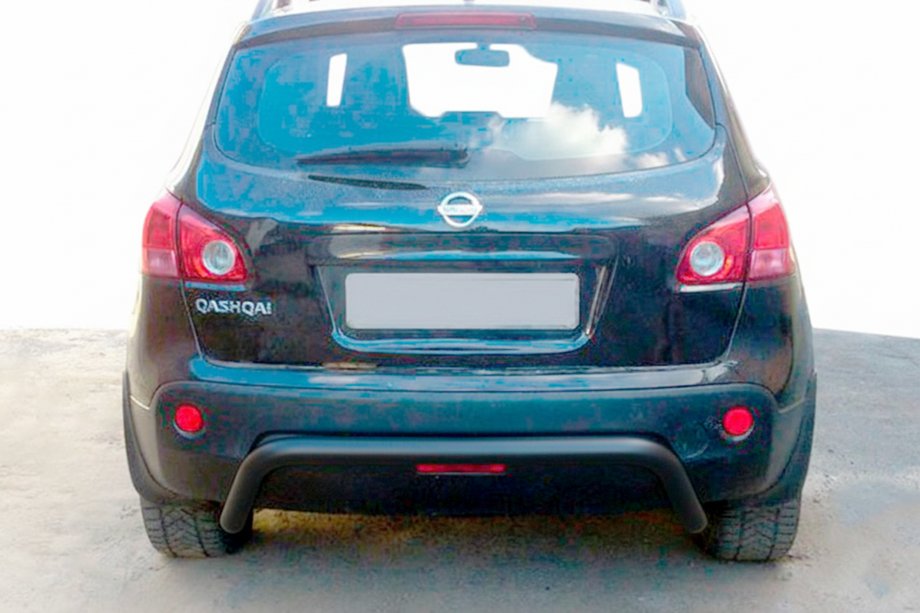 Nissan Qashqai 2007–2010 Zadný ochranný oblúk AK007 Black (nerez) Image