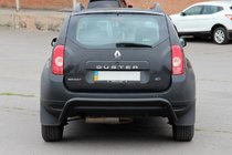 Renault Duster 2008–2017 Zadný ochranný oblúk Black (nerez) fotografia 2
