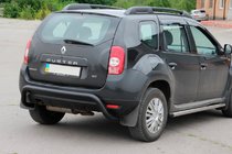 Renault Duster 2008–2017 Zadný ochranný oblúk Black (nerez) fotografia 3