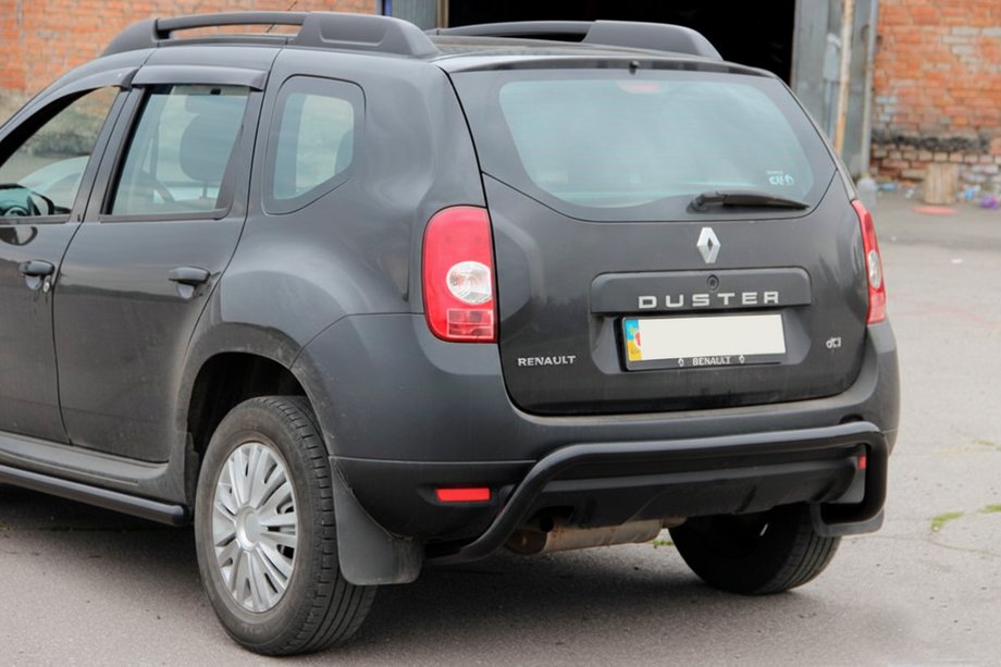 Renault Duster 2008–2017 Zadný ochranný oblúk Black (nerez) Image