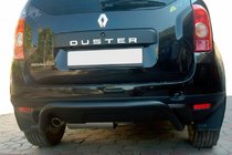 Dacia Duster 2008–2018 Zadný ochranný oblúk Black (nerez) fotografia 4