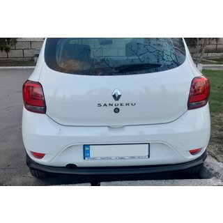Zadný ochranný oblúk AK002 Black (nerez) Renault Sandero 2013–2022 fotografia 2
