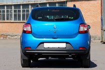 Dacia Sandero 2013–2020 Zadný ochranný oblúk AK002 Black (nerez) fotografia 4