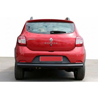 Zadný ochranný oblúk AK002 Black (nerez) Dacia Sandero 2013–2020 fotografia 1