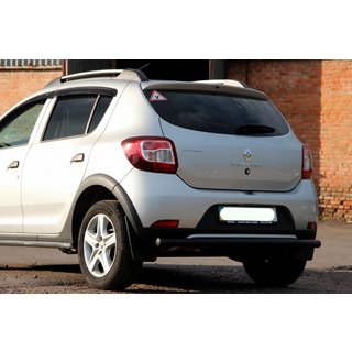 Zadný ochranný oblúk AK002 Black (nerez) Dacia Sandero 2013–2020 fotografia 3
