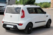 Kia Soul I 2008–2013 Zadný ochranný oblúk AK002 Black (nerez) fotografia 2