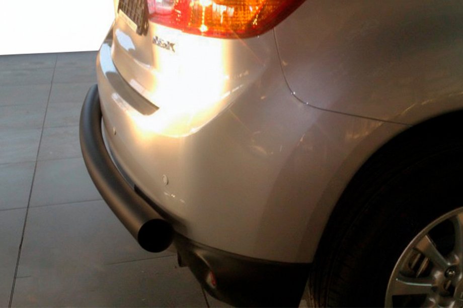 Mitsubishi ASX 2010–2023 Zadný ochranný oblúk AK002 Black (nerez) Image