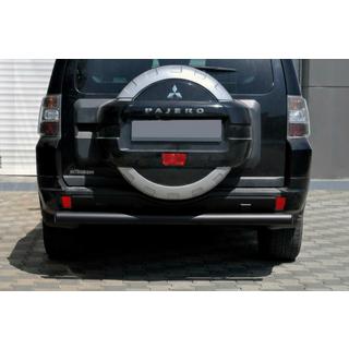 Zadný ochranný oblúk AK002 Black (nerez) Mitsubishi Pajero Wagon IV 2006–2021 fotografia 1