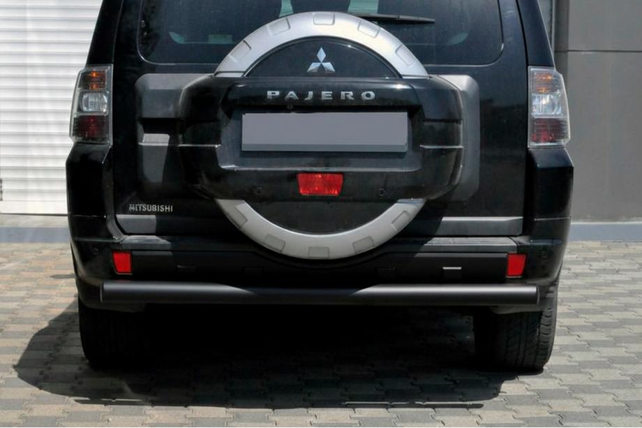 Mitsubishi Pajero Wagon IV 2006–2021 Zadný ochranný oblúk AK002 Black (nerez) Fotografia 1