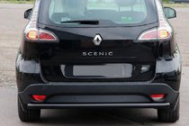 Renault Scenic/Grand 2009–2016 Zadný ochranný oblúk AK002 Black (nerez) fotografia 1