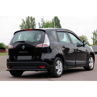 Zadný ochranný oblúk AK002 Black (nerez) Renault Scenic/Grand 2009–2016 fotografia 2