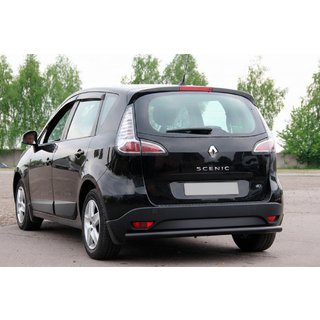 Zadný ochranný oblúk AK002 Black (nerez) Renault Scenic/Grand 2009–2016 fotografia 3