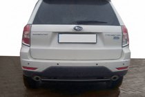 Subaru Forester 2008–2013 Zadný ochranný oblúk AK002 Black (nerez) fotografia 3