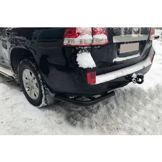 Zadné rohové diely AK003 Black (2 ks, nehrdzavejúca oceľ) Toyota Land Cruiser 200 2007–2021 fotografia 1