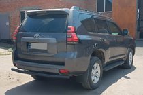 Toyota Land Cruiser Prado 150 2009–2023 Zadný ochranný oblúk AK002 Black (nerez) fotografia 1