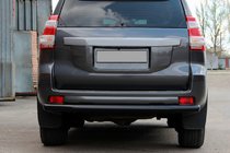 Toyota Land Cruiser Prado 150 2009–2023 Zadný ochranný oblúk AK002 Black (nerez) fotografia 6