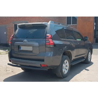 Zadný ochranný oblúk AK002 Black (nerez) Toyota Land Cruiser Prado 150 2009–2023 fotografia 1