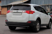 Toyota Rav 4 2013–2018 Zadný ochranný oblúk AK002 Black (nerez) fotografia 2