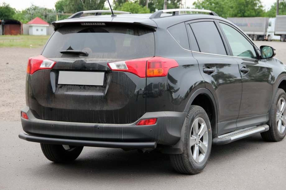 Toyota Rav 4 2013–2018 Zadný ochranný oblúk AK002 Black (nerez) Image