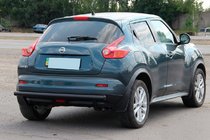 Nissan Juke 2010–2019 Zadný ochranný oblúk AK002 Black (nerez) fotografia 3