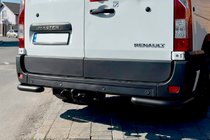 Renault Master 2011–2023 Zadné rohové diely AK003 Black (2 ks, nehrdzavejúca oceľ) fotografia 8