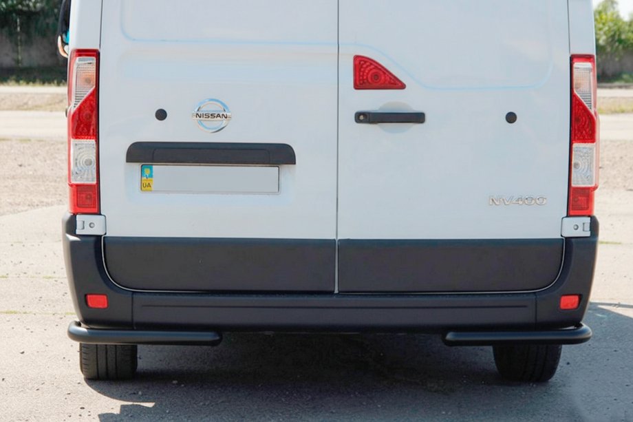 Opel Movano 2010–2021 Zadné rohové diely AK003 Black (2 ks, nehrdzavejúca oceľ) Image