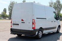 Nissan NV400 2010–2024 Zadné rohové diely AK003 Black (2 ks, nehrdzavejúca oceľ) fotografia 6