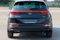 Kia Sportage 2015–2021 Zadný ochranný rám AK002 Black (nerez) fotografia 2