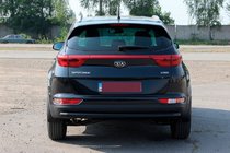 Kia Sportage 2015–2021 Zadný ochranný rám AK002 Black (nerez) fotografia 5