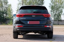 Kia Sportage 2015–2021 Zadný ochranný rám AK002 Black (nerez) fotografia 4