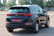 Kia Sportage 2015–2021 Zadný ochranný rám AK002 Black (nerez) fotografia 3