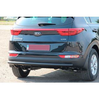 Zadný ochranný rám AK002 Black (nerez) Kia Sportage 2015–2021 fotografia 1
