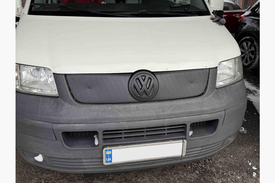 Volkswagen T5 Transporter 2003–2010 Zimný horný kryt mriežky chladiča Matná s tepelnou izoláciou Image