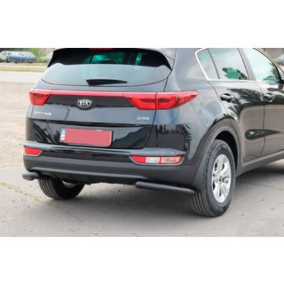 Zadné rohové chrániče AK003 Black (nerez) Kia Sportage 2015–2021 fotografia 2