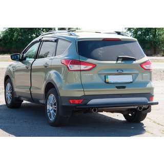Zadný ochranný oblúk AK002 Black (nerez) Ford Kuga/Escape 2013–2019 fotografia 2