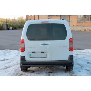Zadný ochranný oblúk Black (nerez) 60 mm Citroen Berlingo 2008–2018 fotografia 2