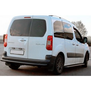 Zadný ochranný oblúk Black (nerez) 60 mm Citroen Berlingo 2008–2018 fotografia 4