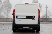 Opel Combo 2012–2018 Zadné rohové ochranné tyče AK003 Black (nehrdzavejúca oceľ) fotografia 3