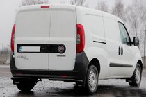 Opel Combo 2012–2018 Zadné rohové ochranné tyče AK003 Black (nehrdzavejúca oceľ) fotografia 4
