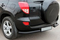 Toyota Rav 4 2006–2013 Zadné rohové diely AK003 Black (2 ks, nehrdzavejúca oceľ) fotografia 1