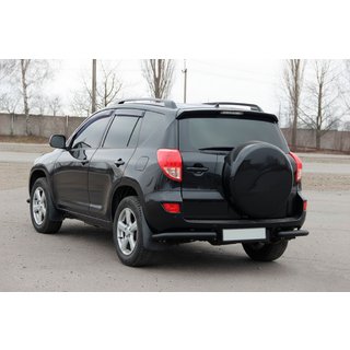 Zadné rohové diely AK003 Black (2 ks, nehrdzavejúca oceľ) Toyota Rav 4 2006–2013 fotografia 3
